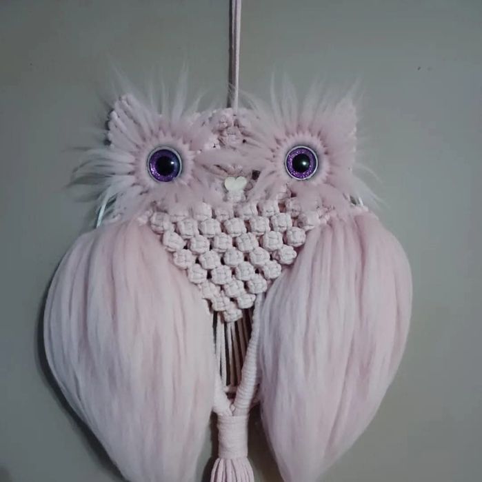 Sowa makrama boho