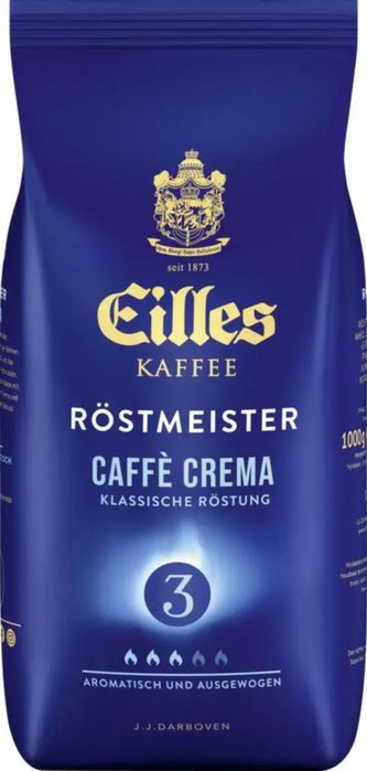 Кава в зернах Eilles Kaffe Caffe Crema 1кг