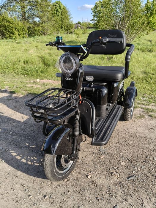 Електроскутер Електротрицикл  Corso Ostin 1200w графенові акб