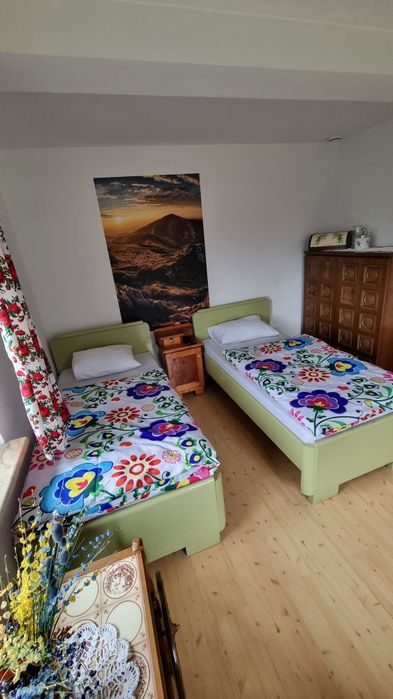 Góralski domek na szczycie obok stoku wynajem noclegi Beskid 15osób