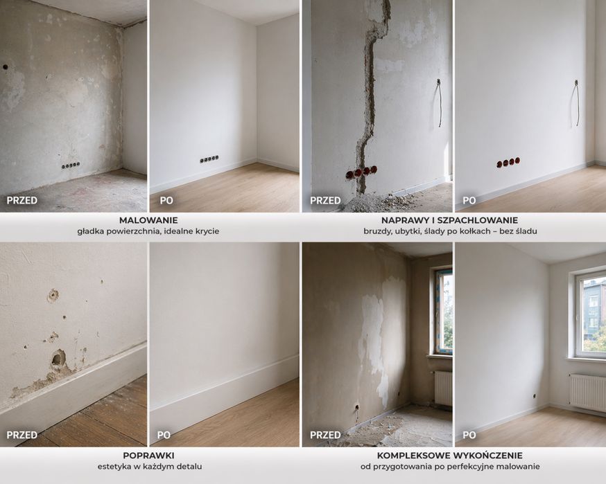 Precyzyjne wykończenia i drobny remont- wysoka jakość, czysta realizacja.