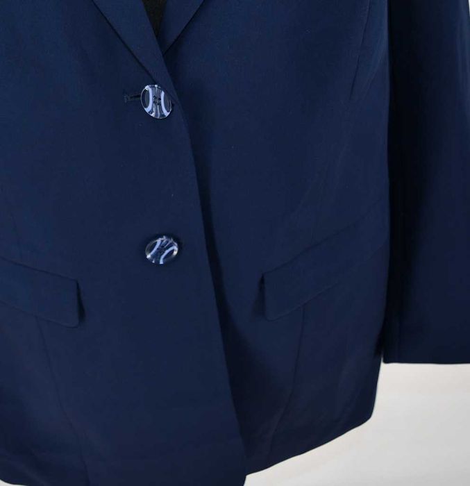 Elegancki granatowy żakiet Bonprix 50 klasyczny damski