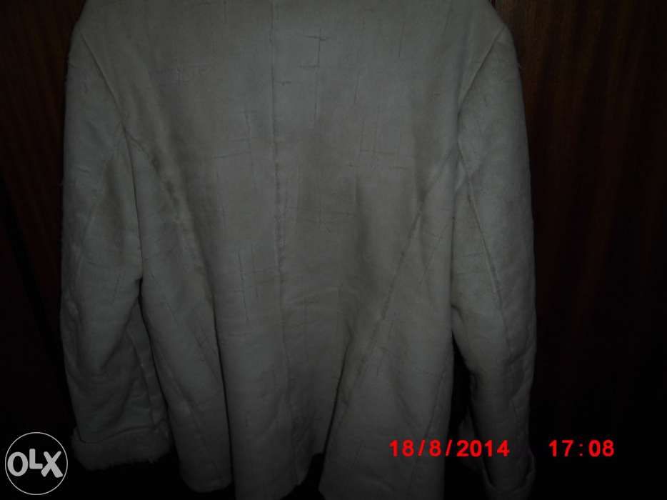 Casaco "Ana Sousa" em pele virada e pelo (tam.38)