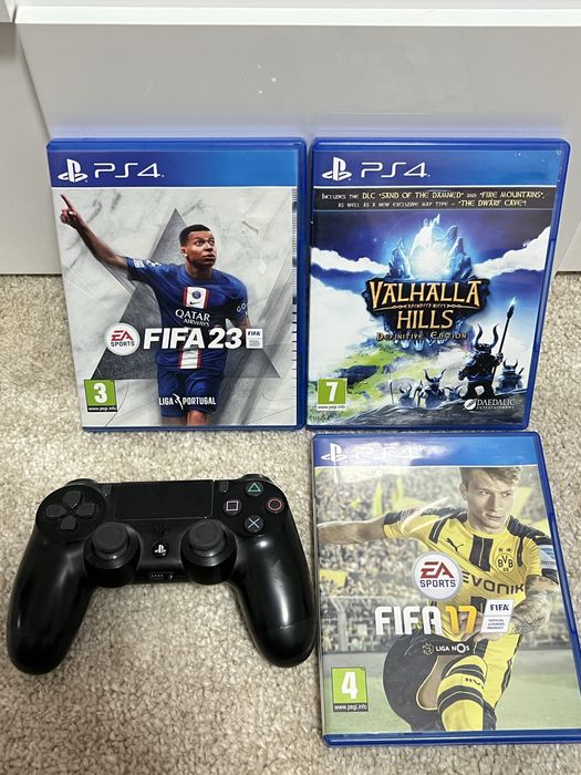 Ps4 Slim [1TB] + Comando + Jogos ( impecavel )