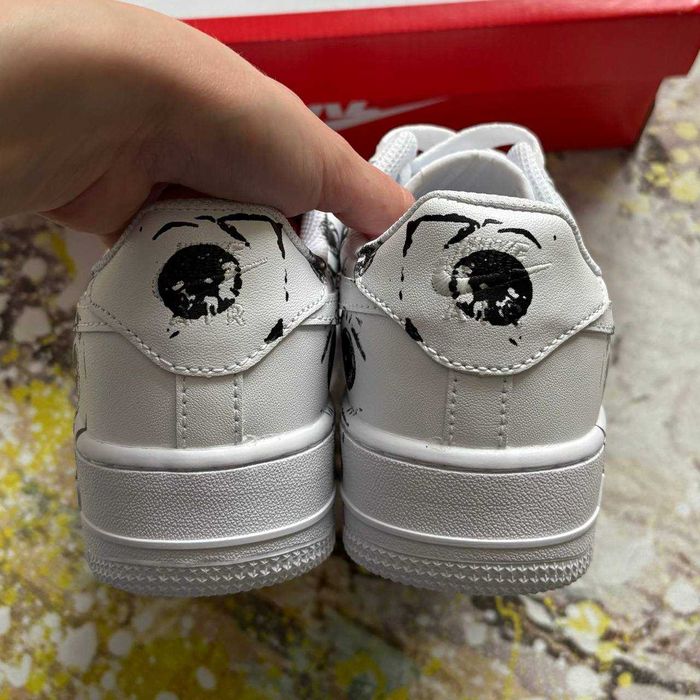 Кожаные кроссовки Nike Air Force 1 Low x Comme des Garçons Supreme