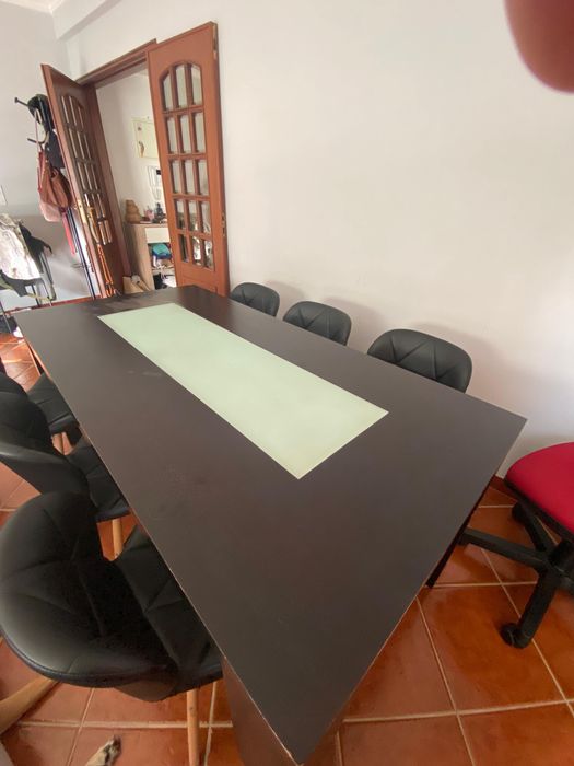 Mesa de Jantar em Madeira Maciça 180x90 cm – 150€