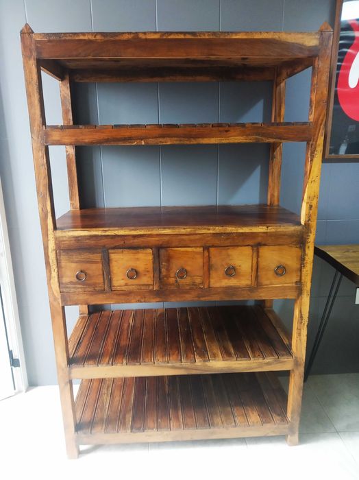 Móvel Mexicano Antigo- Madeira Maciça