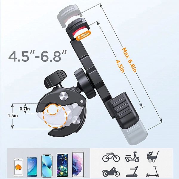 Uchwyt Pancerny Rowerowy Do Telefonu Braders