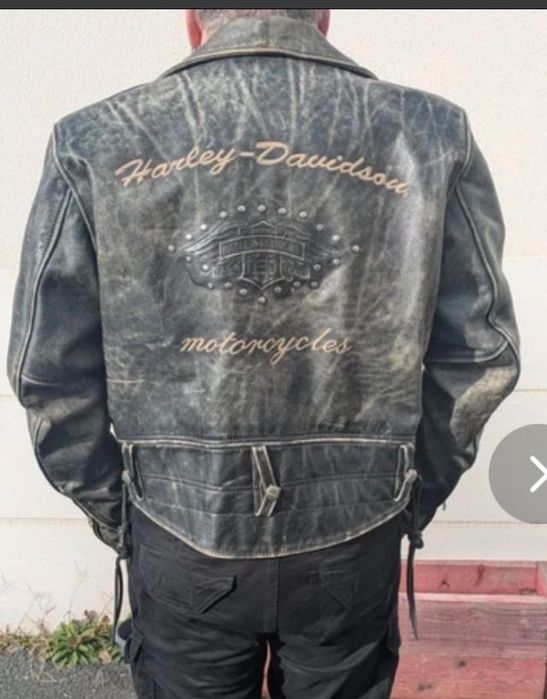 Casaco harley davidson pele