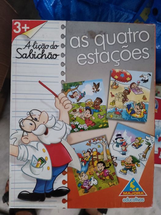 Conjunto de 6 jogos infantis