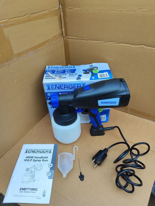 Pistolet malarski 400wat, rok 2025, jak nowy
Rok produkcji 2025.
Stan