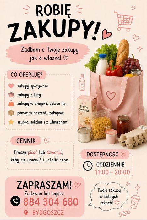 Robie zakupy Bydgoszcz