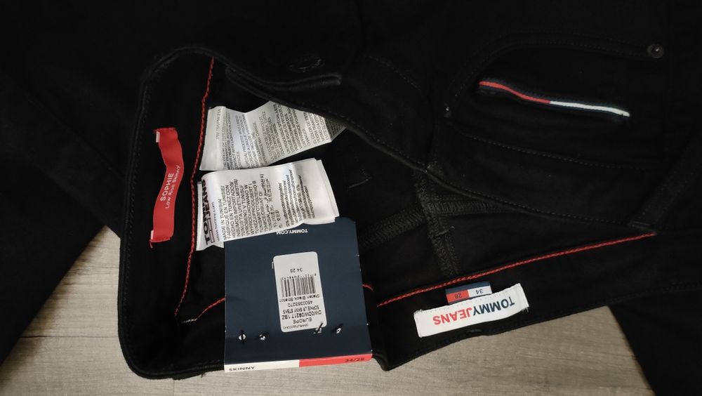 świetne nowe skinny TOMMY JEANS 34/28