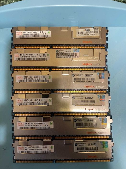 Оперативна памʼять серверна 8 гб ddr 3 низькопрофільні