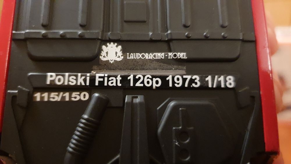 Laudoracing-model Fiat 126 - 1972r. 115/150 1:18