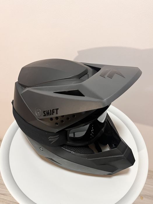 Kask gogle SHIFT cross enduro roz. M 57-58 Super Stan