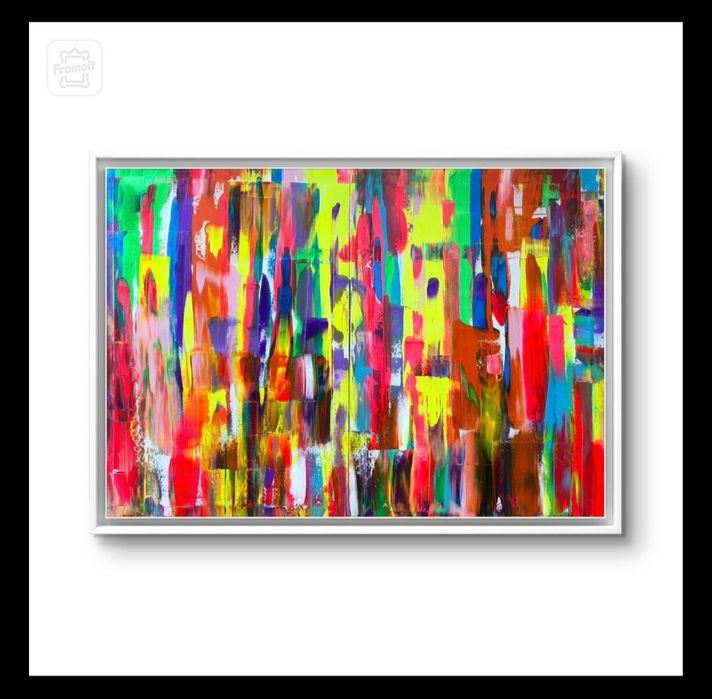 Favi Gales - pintura a acrílico sobre tela ( díptico )