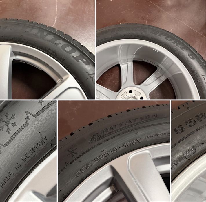 235/55/19 Dunlop Winter Sport 5 SUV зимові шини 235 55 R19 резина