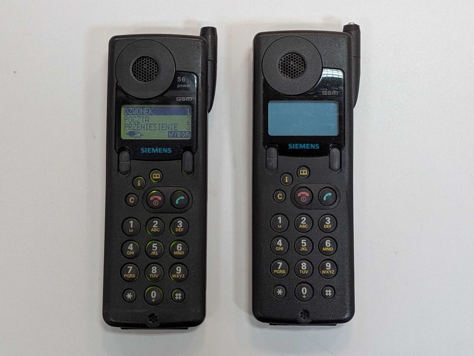 Siemens S6 + S6 Power sprawne, simlock Era/T-Mobile, dla kolekcjonera