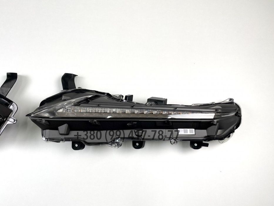 Диоды DRL в бампер диодные LED ходовые огни  ДХО Lexus NX F-Sport 2014