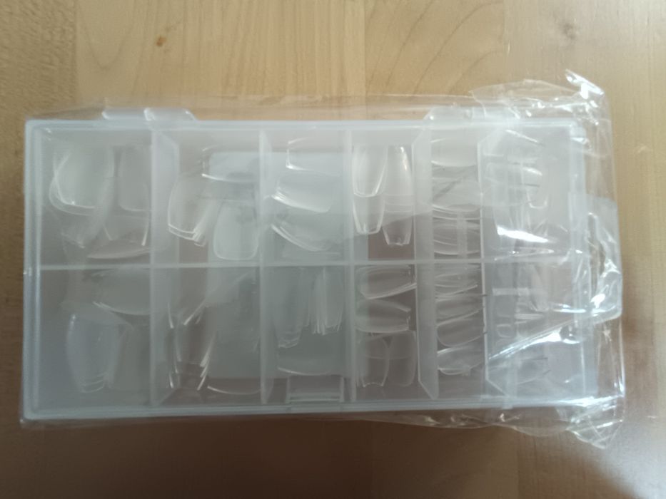 Unhas postiças soft gel Bailarina curtas/médias, 120 peças