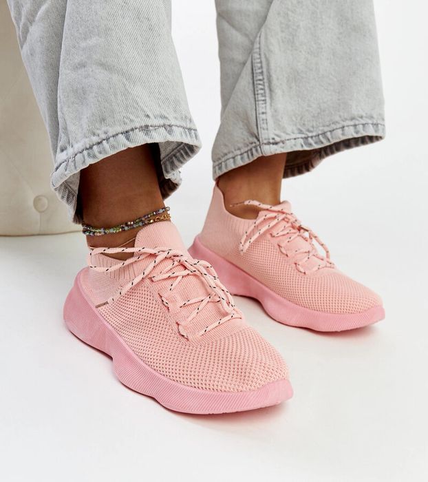 Różowe sneakersy sportowe Roshni