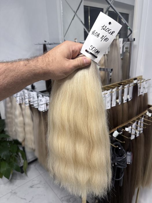 Blond włosy słowiańskie 45-70 cm PREMIUM | RATY 0% Santander