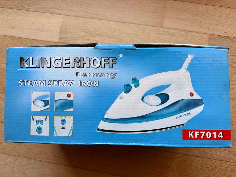 żelazko parowe Klingerhoff KF7014 steam spray iron