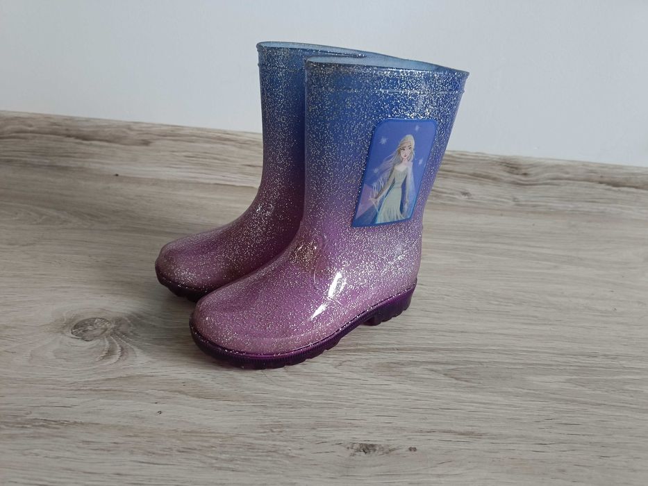 Kalosze dziewczęce Kraina lodu świecące, rozm. 29 – Elsa/Anna
