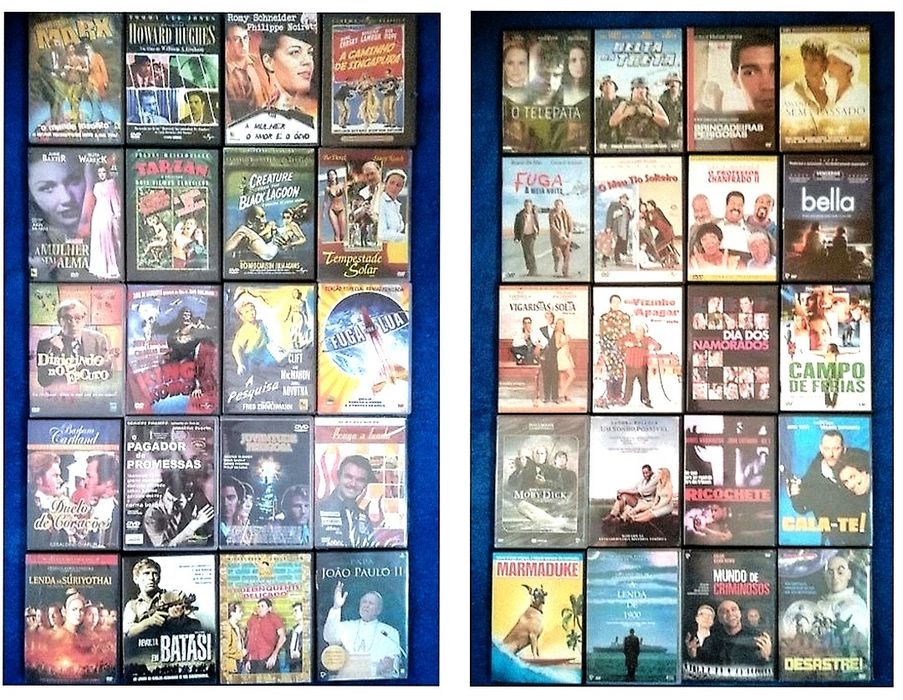 Lote 267 DVD's originais (Lote 7)