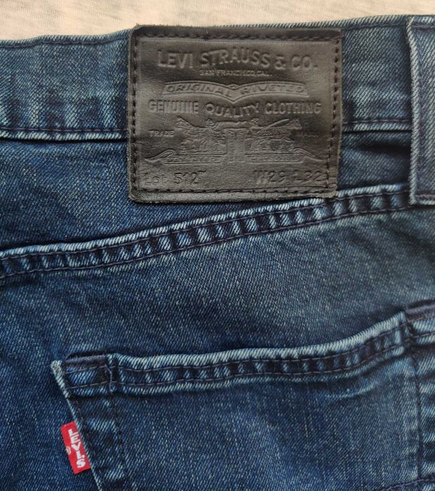 Levis 512 spodnie jeansowe W29 L32 okazja Lewis jeans jak nowe