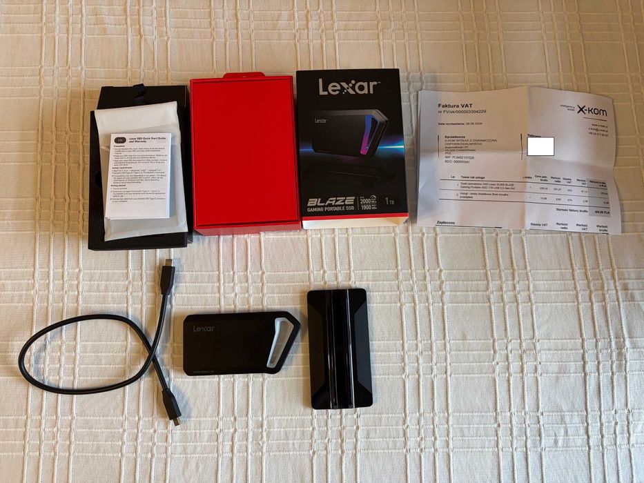 Dysk zewnętrzny Lexar SL660 BLAZE Gaming Portable SSD 1TB - Gwarancja do 2029r