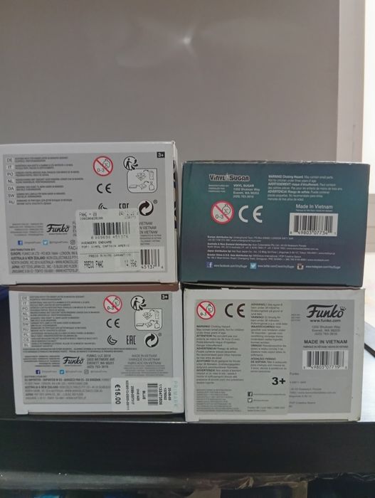 Conjunto de funko pop marvel