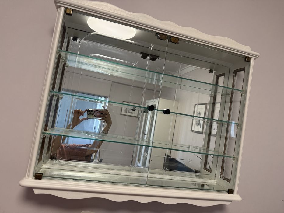 Vendo vitrine de madeira