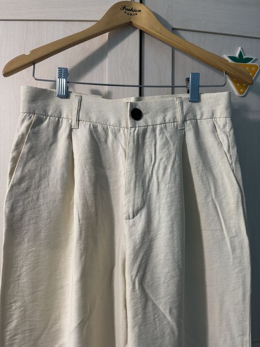 Штани палаццо Zara молочного кольору