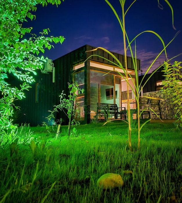 Domki Platan nowoczesne modułowe balia ferie jacuzzi sauna SPA Karpacz