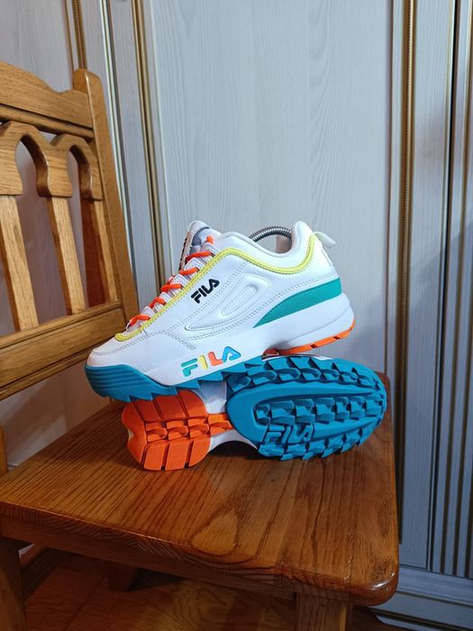 Шкіряні осінні Fila Disruptor II кросівки оригінал 39р