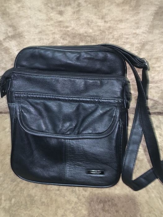 Сумка планшет кожаная