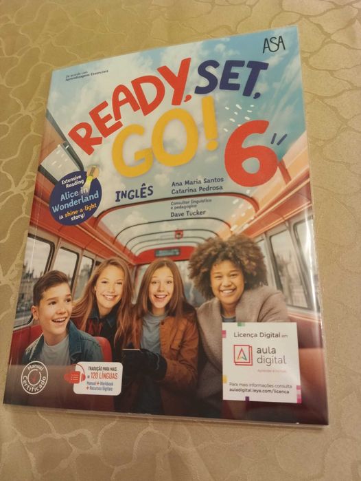 livro de Inglês do 6º ano – ASA Editores – Ready, Set, Go! - Novo