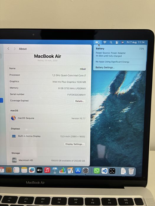 Apple MacBook Air 13” 2020