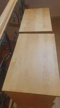 Szafka z naturalnego drzewa buk 60x38x72