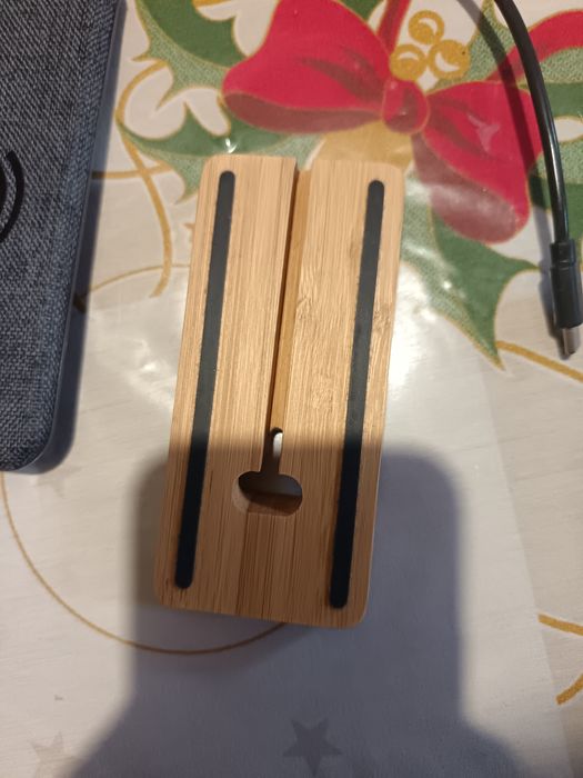 carregador wireless charger cor preto + oferta brindes