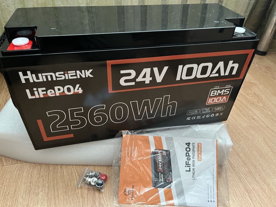 Аккумулятор Humsienk LiFePO4 24V100A 2560Аг
