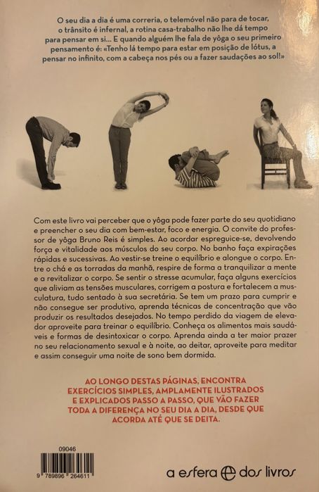 Livro  Um chá, torradas e yoga