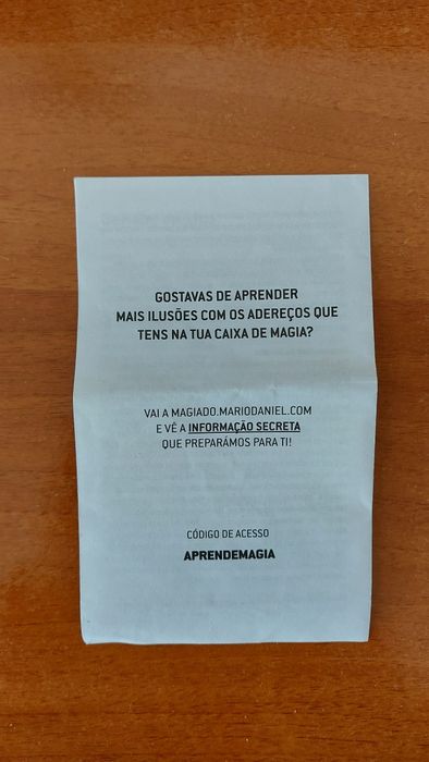 Baralho de cartas magia