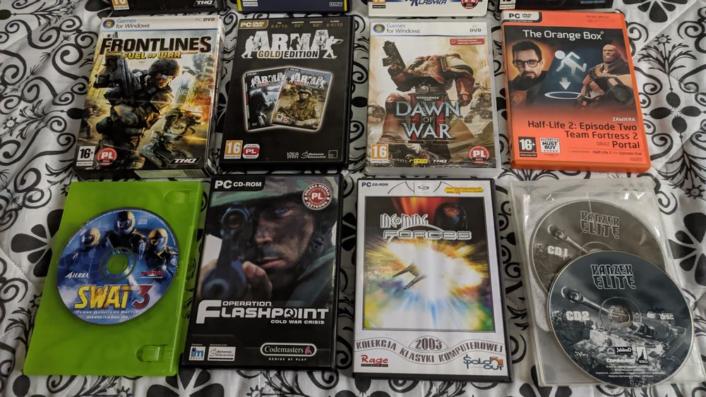 Gry PC - ARMA Gold, SWAT 3, CS Antology, Warhammer 40k