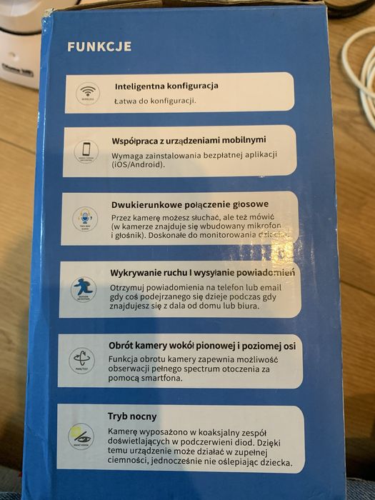 Bezprzewodowa kamera HD kamerka do dziecka niemowlaka