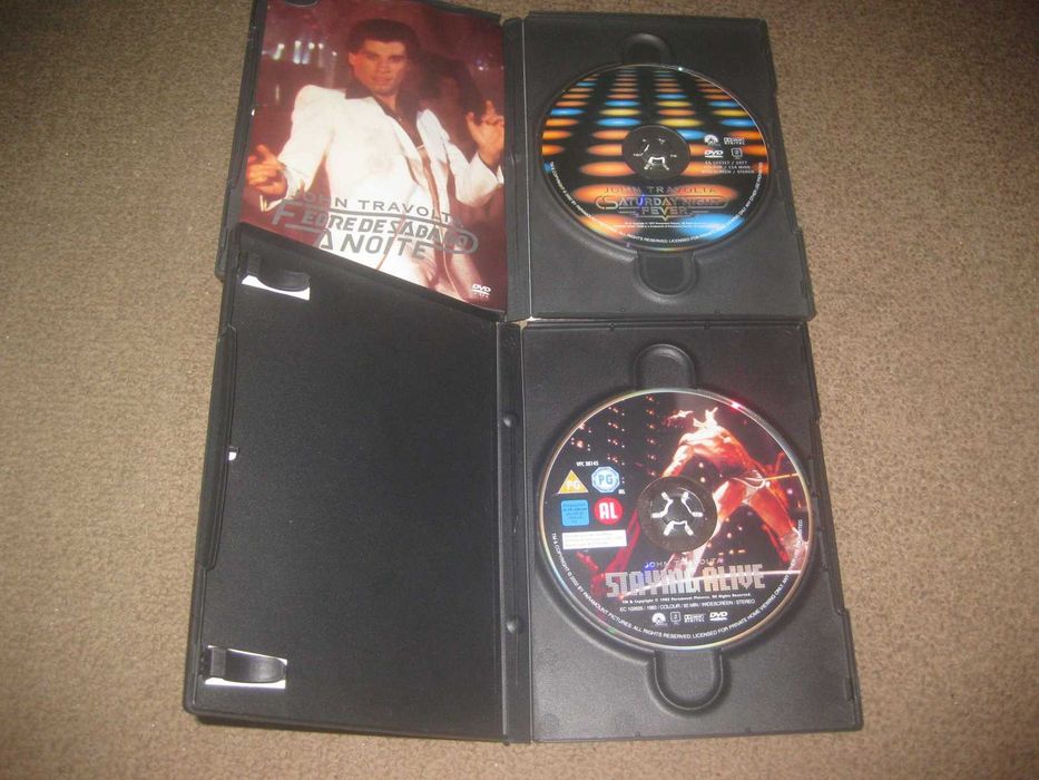 Colecção Completa em DVD "Staying Alive" com John Travolta/Raros!