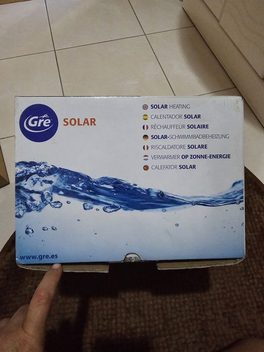 Aquecedor de piscina solar 130m X 80 cm