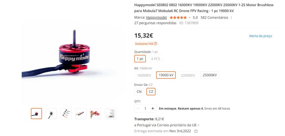 Material para drone